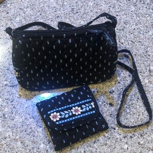 Vera Bradley Crossbody and Wallet Set